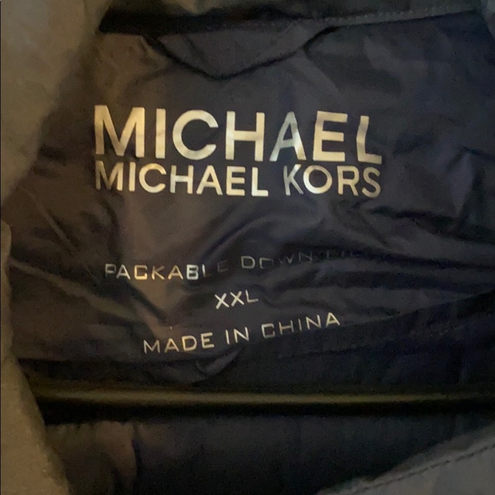 Blue Michael Kors Packable Jacket - image 3
